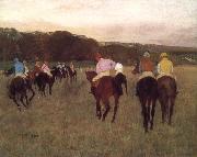 Edgar Degas Racehorse ground USA oil painting artist
